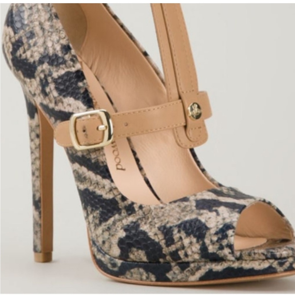 Vivienne Westwood Snake Print Caged Heels